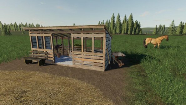 Мод «Open Horse Pasture» для Farming Simulator 2019