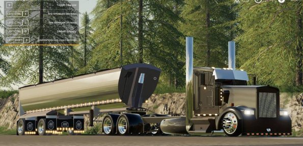 Мод «Kenworth w900» для Farming Simulator 2019