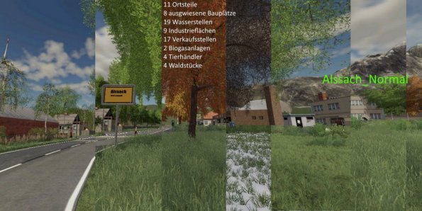 Карта «Alssach» для Farming Simulator 2019
