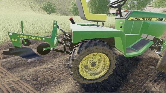 Мод «John Deere model 20 Plow for John Deere 332» для Farming Simulator 2019