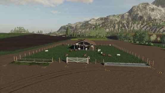Мод «Open Sheep Pasture» для Farming Simulator 2019