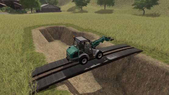 Мод «Mobile Bridge For Frontloader» для Farming Simulator 2019