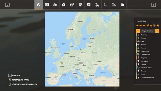 Карта «Farm Europa 64X» для Farming Simulator 2019