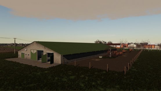 Мод «Big Polish Cows Barn» для Farming Simulator 2019