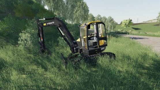 Мод «Volvo ECR88D» для Farming Simulator 2019
