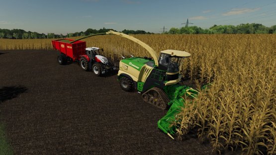Мод «Krone BiG X 1180» для Farming Simulator 2019