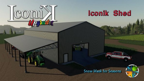 Мод «Iconik Shed» для Farming Simulator 2019