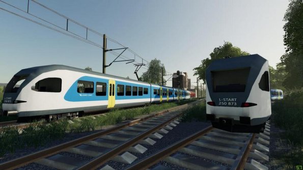 Мод «Motor Train (Prefab)» для Farming Simulator 2019