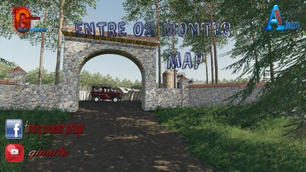 Карта «Entre Os Montes» для Farming Simulator 2019