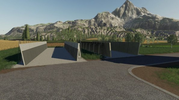 Мод «Concrete Bunker Set V» для Farming Simulator 2019