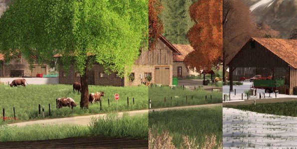 Карта «The Hills Of Slovenia» для Farming Simulator 2019