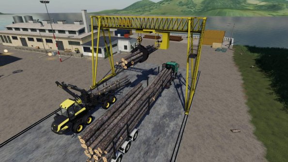 Мод «Wood Crane» для Farming Simulator 2019