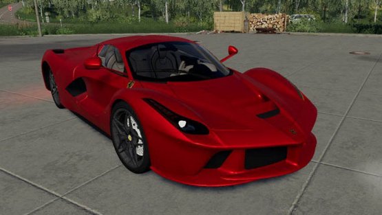 Мод спорткар «La Ferrari» для Farming Simulator 2019