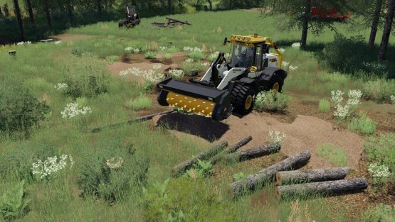 Мод «WoodChipper For Wheel Loaders» для Farming Simulator 2019