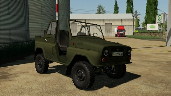 Мод «УАЗ 469 После войны» для Farming Simulator 2019