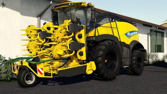 Мод «New Holland FR850 Yellow Bull» для Farming Simulator 2019