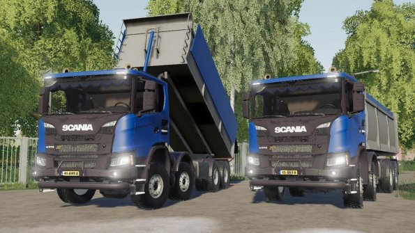Мод «Scania XT 8x8 Kipper» для Farming Simulator 2019