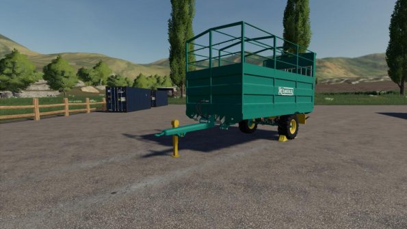 Мод «Camara Livestock Trailer» для Farming Simulator 2019