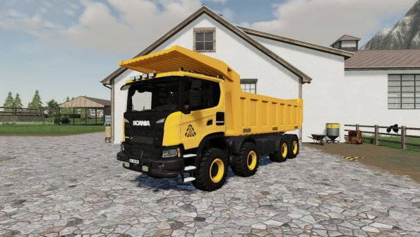 Мод «Scania XT 8x8 Mining Truck» для Farming Simulator 2019