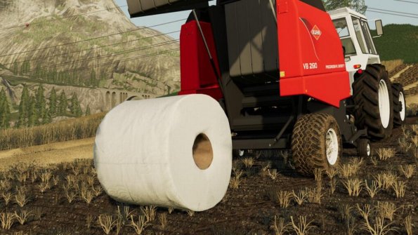 Мод «Toilet Paper Skin» для Farming Simulator 2019