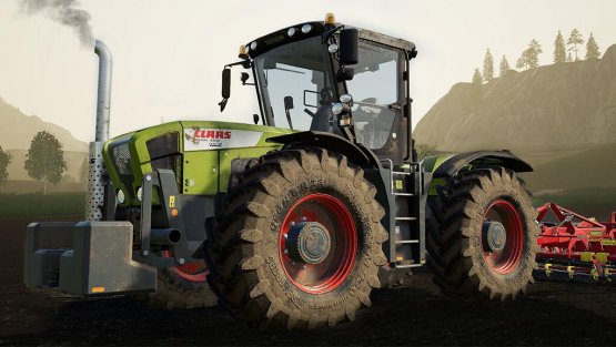 Мод «CLAAS Xerion 3000 series» для Farming Simulator 2019