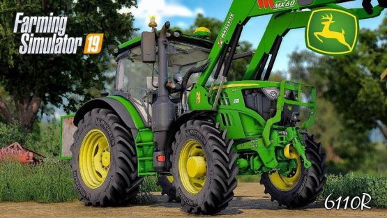 Мод «John Deere 6R (6105-6130) Serie» для Farming Simulator 2019