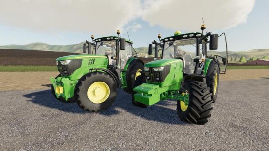 Мод «John Deere 6R Small-Medium» для Farming Simulator 2019