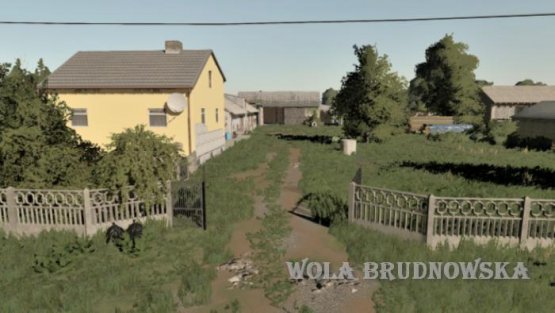 Карта «Wola Brudnowska» для Farming Simulator 2019