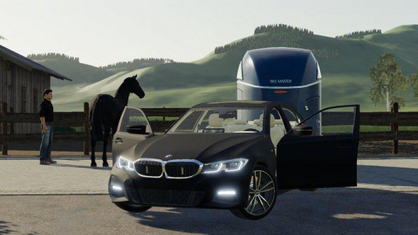 Мод «BMW 330I M G20» для Farming Simulator 2019