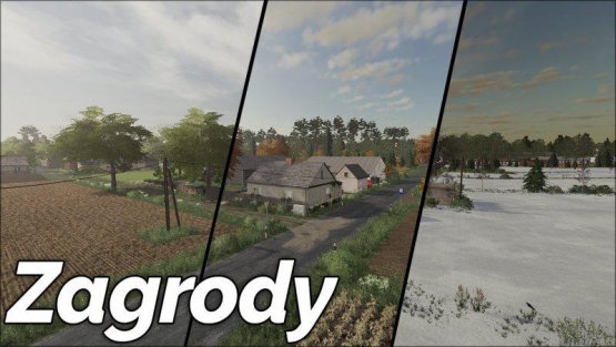 Карта «Zagrody» для Farming Simulator 2019