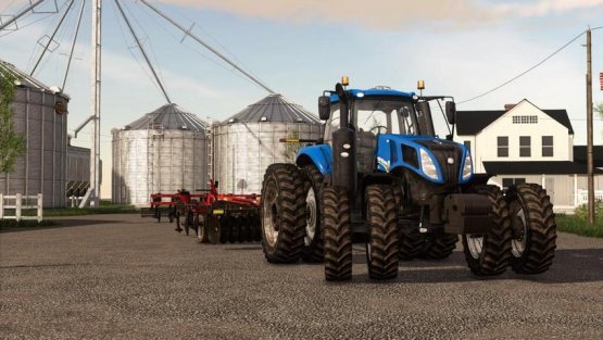 Мод «New Holland T8 US» для Farming Simulator 2019