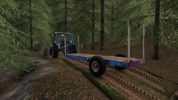 Мод «Homemade wood trailer» для Farming Simulator 2019