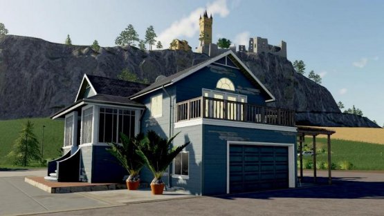 Мод «Farm House big blue US» для Farming Simulator 2019