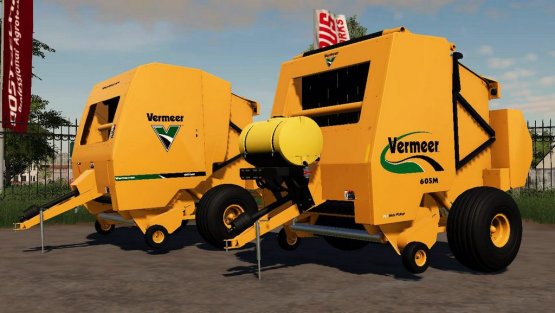 Мод «Vermeer 605M/605N» для Farming Simulator 2019