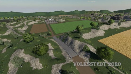 Карта «Volksstedt 2020» для Farming Simulator 2019
