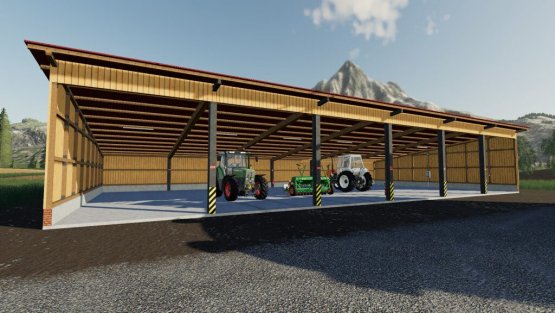 Мод «Machine Shelter» для Farming Simulator 2019