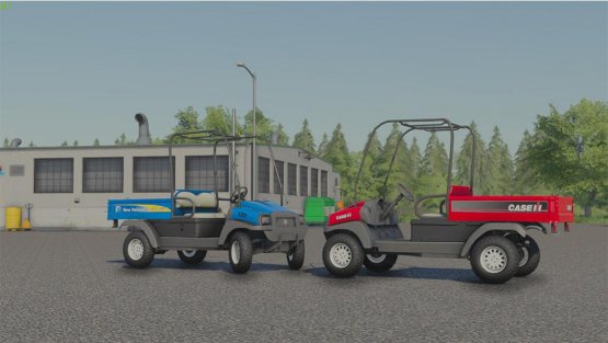 Мод «NewHolland 120 Car» для Farming Simulator 2019