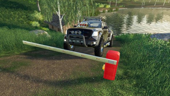 Мод «Parking Barrier» для Farming Simulator 2019