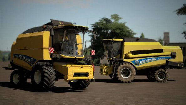 Мод «New Holland TC5 Series» для Farming Simulator 2019