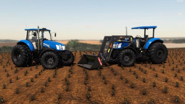 Мод «New Holland T6110 / 130» для Farming Simulator 2019