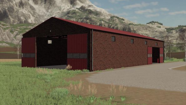 Мод «Red Brick Garage» для Farming Simulator 2019