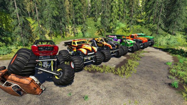 Мод «Monster Truck Pack» для Farming Simulator 2019
