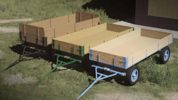 Мод «Old Wooden Trailer» для Farming Simulator 2019
