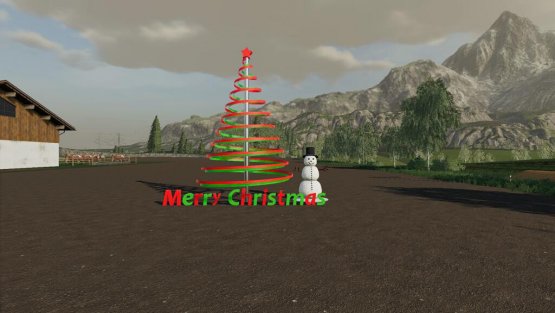 Мод «Christmas pack» для Farming Simulator 2019