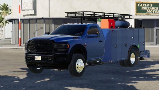 Мод «2020 Dodge Ram 5500 Service Truck» для Farming Simulator 2019