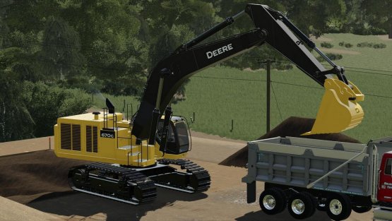 Мод «John Deere 670G LC» для Farming Simulator 2019