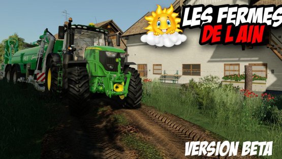 Карта «Les Fermes de l'ain» для Farming Simulator 2019
