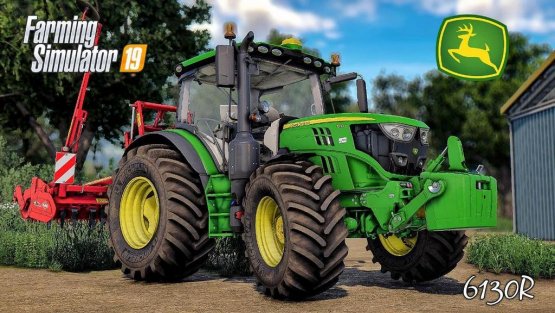 Мод «John Deere 6R Series (4cyl)» для Farming Simulator 2019