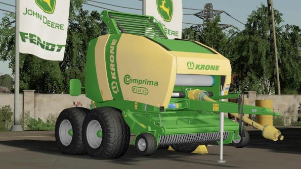 Мод «Krone Comprima F155 XC» для Farming Simulator 2019