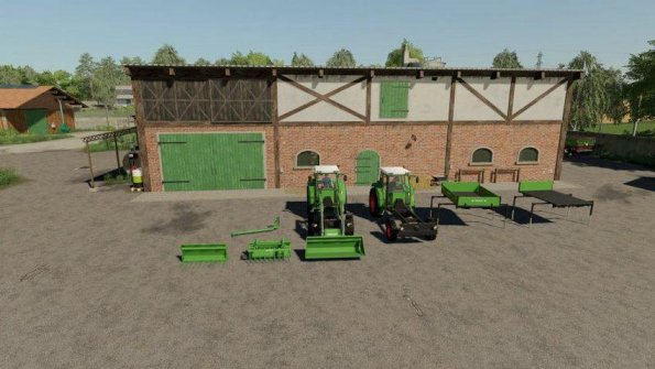 Мод «Fendt F255GT Pack» для Farming Simulator 2019
